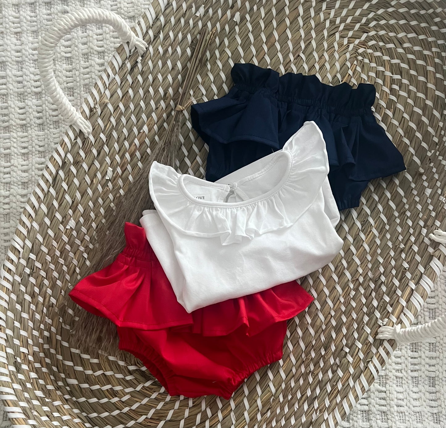 Delilah Bloomers Navy Ruffle