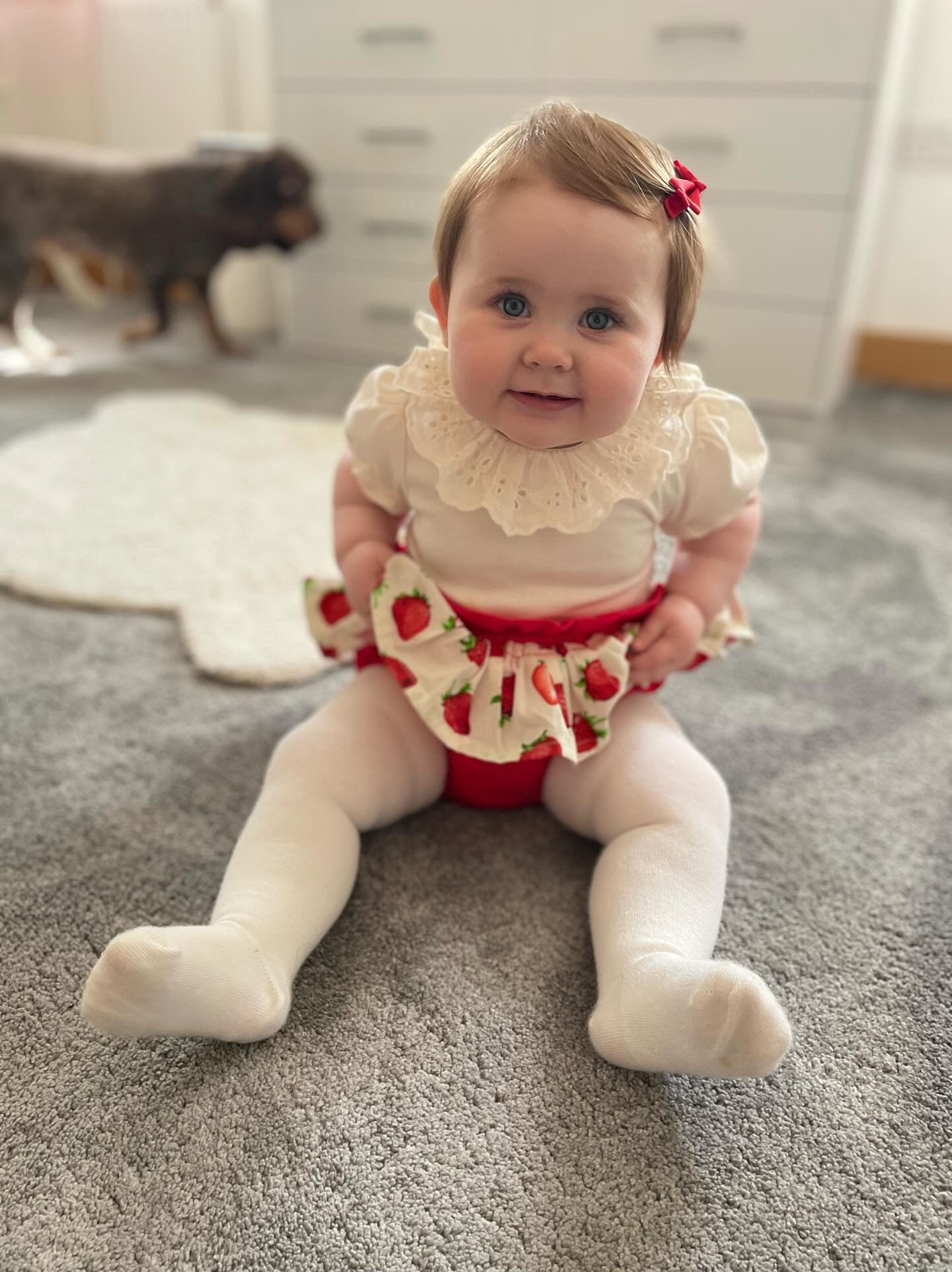 Strawberry Ruffle Bloomers