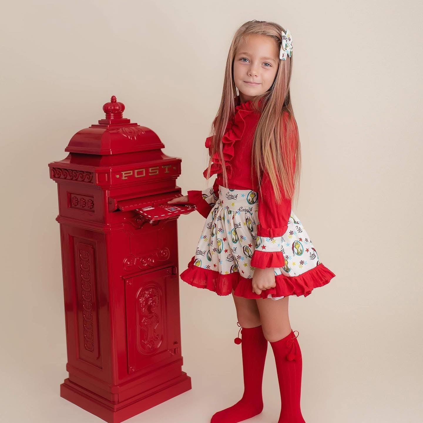 Grinchmas Skirt Set